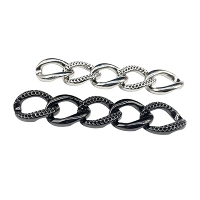 女士包包点钻合金纽链侧身XINGKONG.COM-星空（中国）
 diy斜挎包配件金属挂链定制