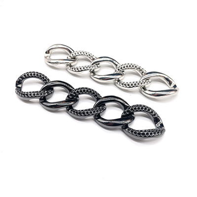 女士包包点钻合金纽链侧身XINGKONG.COM-星空（中国）
 diy斜挎包配件金属挂链定制