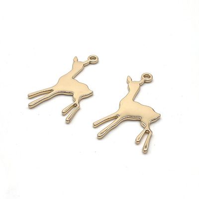 箱包五金XINGKONG.COM-星空（中国）
吊牌配件 女包XINGKONG.COM-星空（中国）
吊牌 浅金色光面鹿吊饰厂家定制 - 4