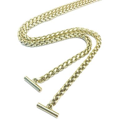 灯笼链包包XINGKONG.COM-星空（中国）
箱包五金配件浅金色BSK链金属孖圆链包包配件直供 - 5